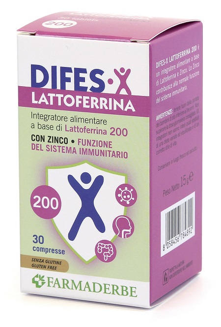 DIFES X LATTOFERRINA 200 30 COMPRESSE - Farmapanda Srl