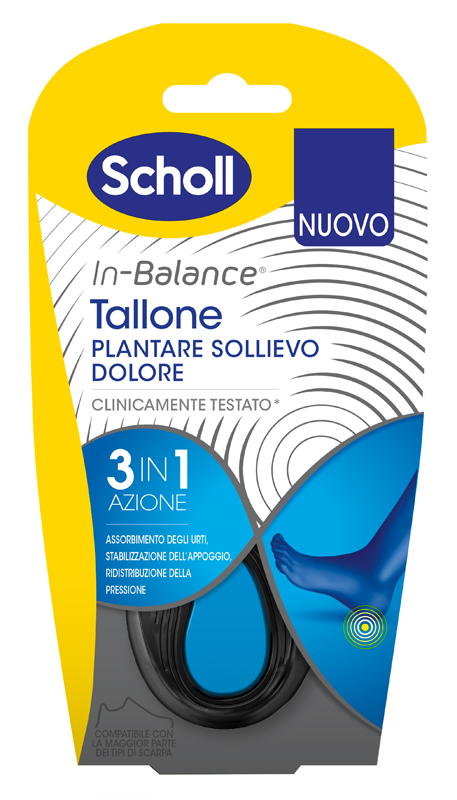 SCHOLL PLANTARE TALLONE S 2 PEZZI - Farmapanda Srl