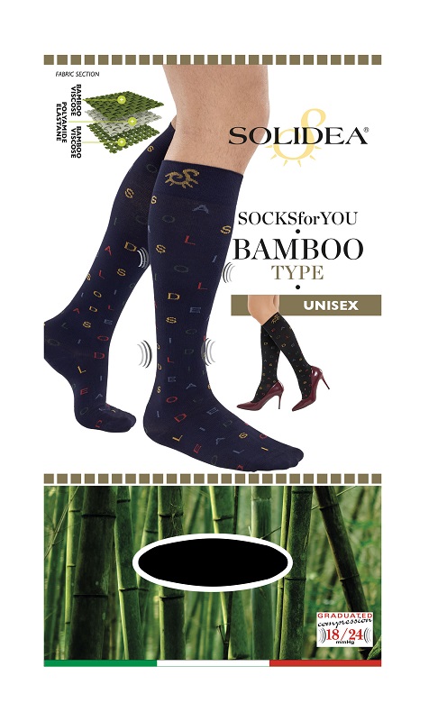 SOCKS FOR YOU BAMBOO TYPE GAMBALETTO NERO S - Farmapanda Srl