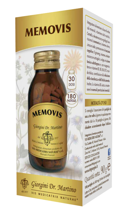 MEMOVIS 180 PASTIGLIE - Farmapanda Srl