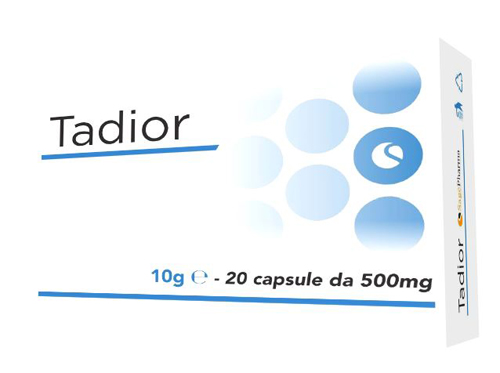 TADIOR 20 CAPSULE - Farmapanda Srl
