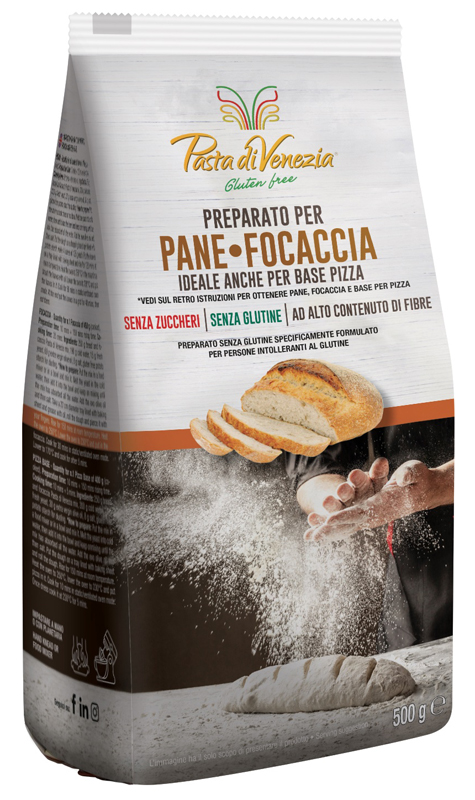 PASTA DI VENEZIA PREPARATO PANE FOCACCIA 500 G - Farmapanda Srl