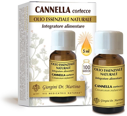 CANNELLA CORTECCE OLIO ESSENZIALE NATURALE 5 ML - Farmapanda Srl