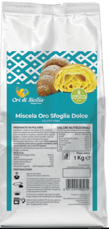 ORI DI SICILIA MIX ORO SFOGLIA DOLCE 1 KG - Farmapanda Srl