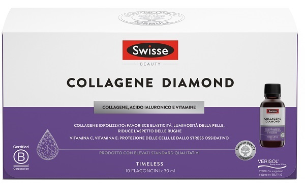 SWISSE COLLAGENE DIAMOND 10 FLACONCINI DA 30 ML - Farmapanda Srl