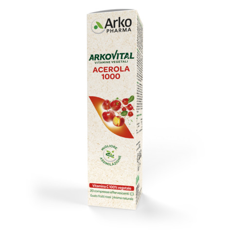ARKOVITAL ACEROLA 1000 EFFERVESCENTE 20 COMPRESSE - Farmapanda Srl