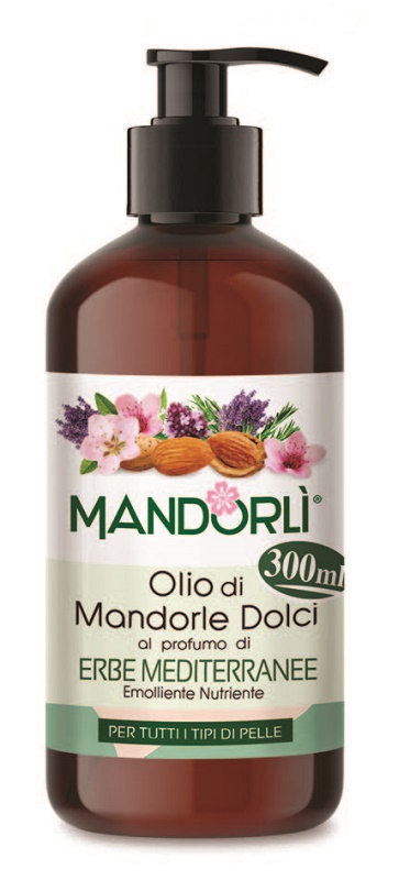 MANDORLI ERBE MEDITERRANEE OLIO CORPO 300 ML - Farmapanda Srl