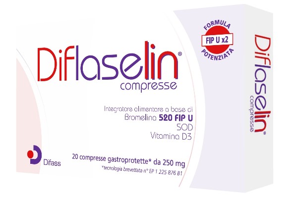 DIFLASELIN 20 COMPRESSE GASTROPROTETTE 250 MG - Farmapanda Srl