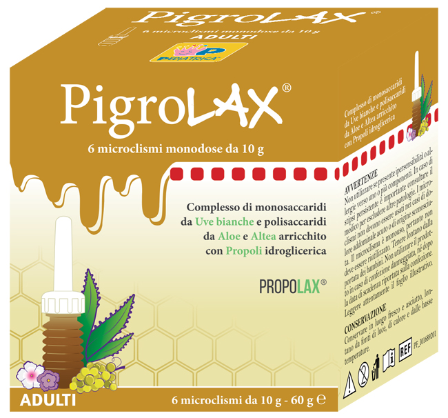 MICROCLISMA PIGROLAX ADULTI 6 X 10 G - Farmapanda Srl