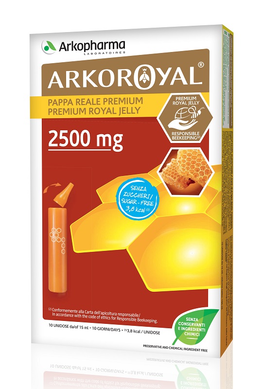 ARKOROYAL PAPPA REALE 2500 MG SENZA ZUCCHERO 10 FIALE - Farmapanda Srl