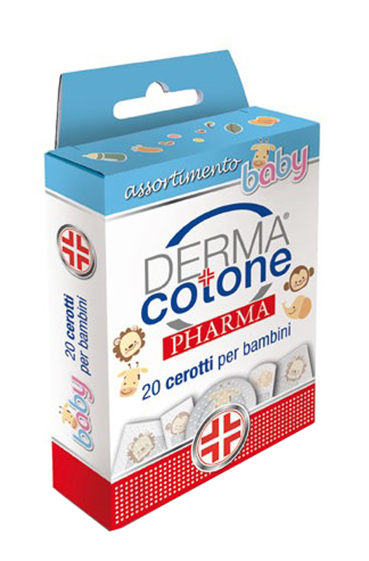 DERMACOTONEPHARMA CEROTTO BAMBINI ASSORTITI 20 PEZZI - Farmapanda Srl
