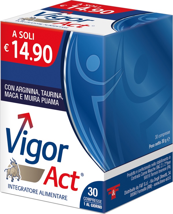 VIGOR ACT 30 COMPRESSE - Farmapanda Srl