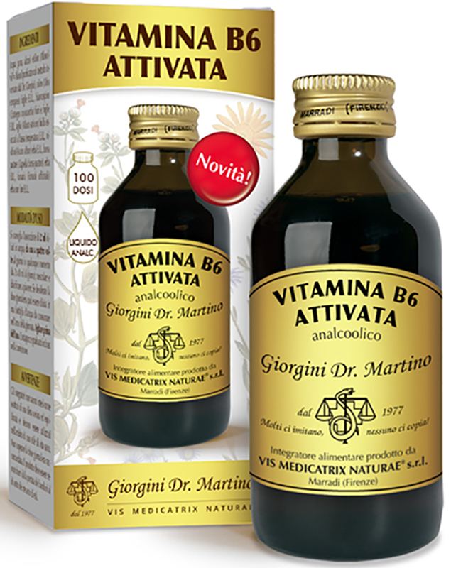 VITAMINA B6 ATTIVATA LIQUIDO ANALCOLICO 100 ML - Farmapanda Srl