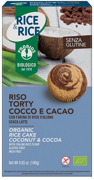 PROBIOS RISO TORTY COCCO CACAO 140 G - Farmapanda Srl