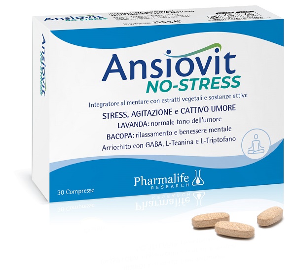 ANSIOVIT NO STRESS 30 COMPRESSE - Farmapanda Srl