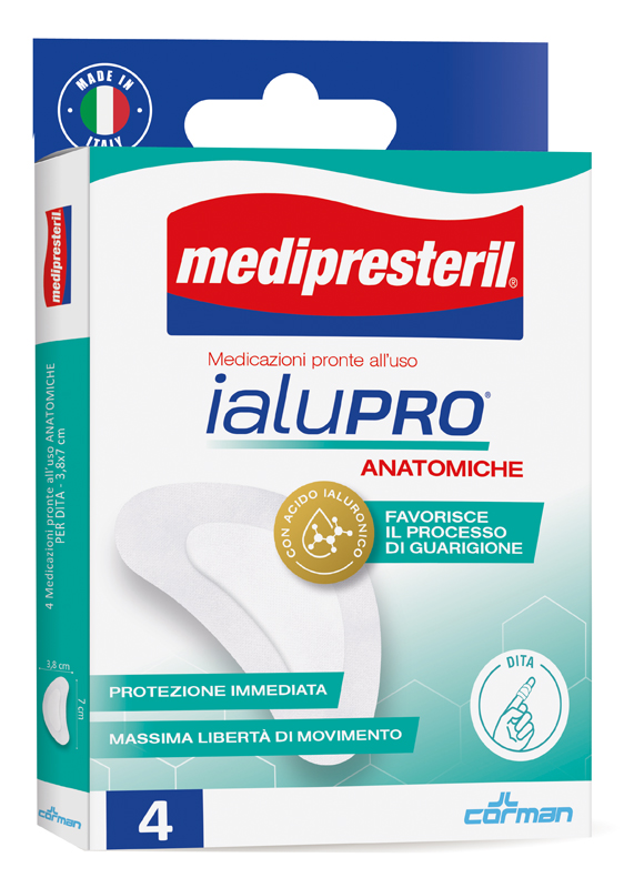 MEDIPRESTERIL IALUPRO DITA 3,8X7 CM 4 PEZZI - Farmapanda Srl