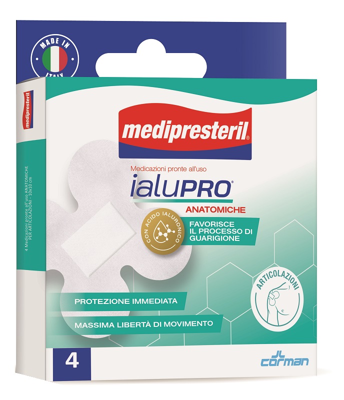 MEDIPRESTERIL IALUPRO ARTICOLAZIONI 10X10 CM 4 PEZZI - Farmapanda Srl