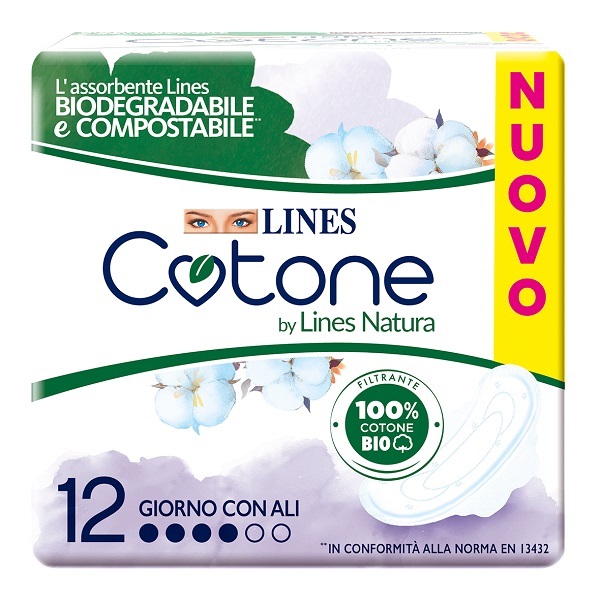 LINES COTONE BIO ULTRA ALI 12 PEZZI - Farmapanda Srl