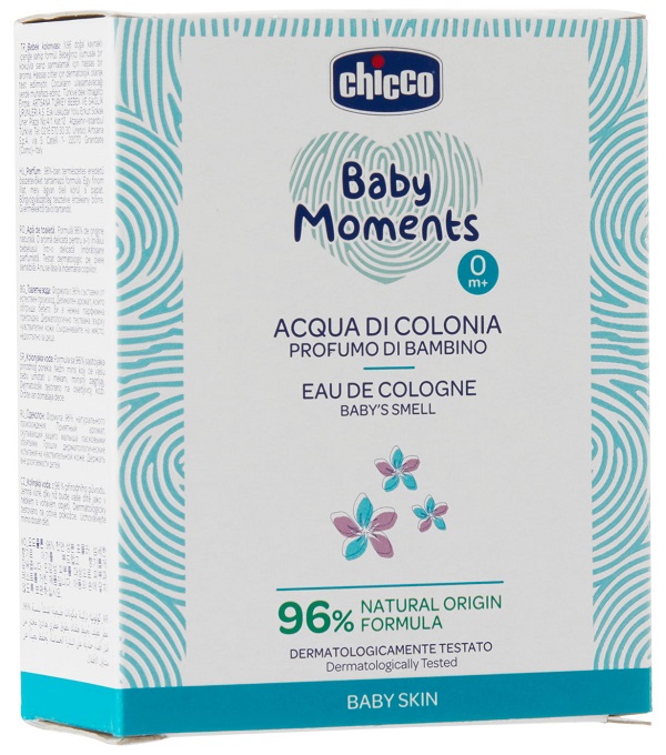 CHICCO BABY MOMENTS ACQUA DI COLONIA PROFUMO DI BAMBINO 100 ML - Farmapanda Srl