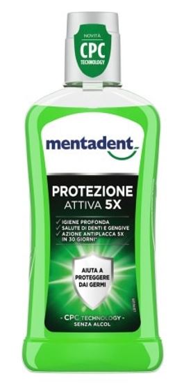 MENTADENT COLLUTORIO PROTEZIONE ATTIVA 400 ML - Farmapanda Srl