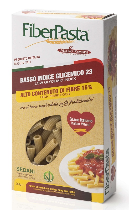 FIBERPASTA SEDANI BASSO INDICE GLICEMICO 250 G - Farmapanda Srl