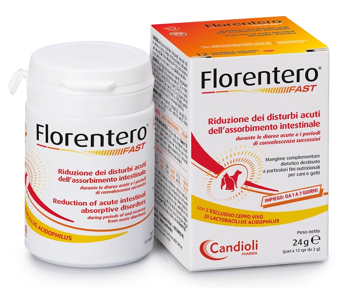 FLORENTERO FAST BARATTOLO DA 12 COMPRESSE APPETIBILI DA 2 G - Farmapanda Srl
