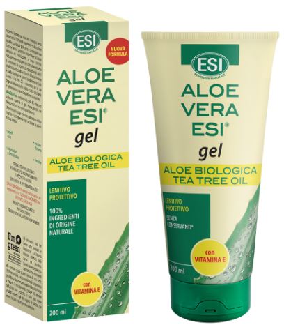 ESI ALOE VERA GEL VITAMINA E + TEA TREE 200 ML - Farmapanda Srl