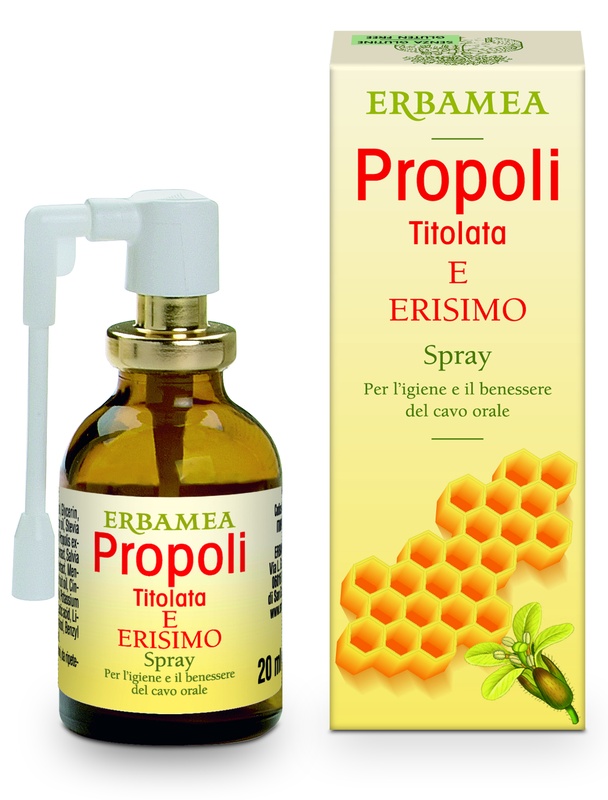 PROPOLI ERISIMO TITOLATA SPRAY 20 ML - Farmapanda Srl