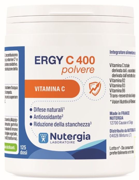 ERGY C 400 POLVERE 125 G - Farmapanda Srl