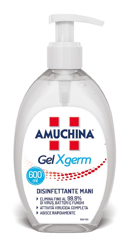 AMUCHINA GEL X-GERM DISINFETTANTE MANI 600 ML IT - Farmapanda Srl