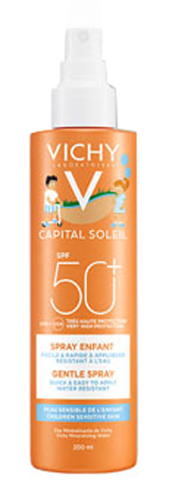 CAPITAL SOLEIL SPRAY KID WATER RESIST 50+ 200 ML - Farmapanda Srl