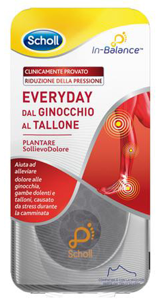 PLANTARE SOLLIEVO DOLORE DA GINOCCHIO A TALLONE SCHOLL IN BALANCE EVERYDAY M - Farmapanda Srl