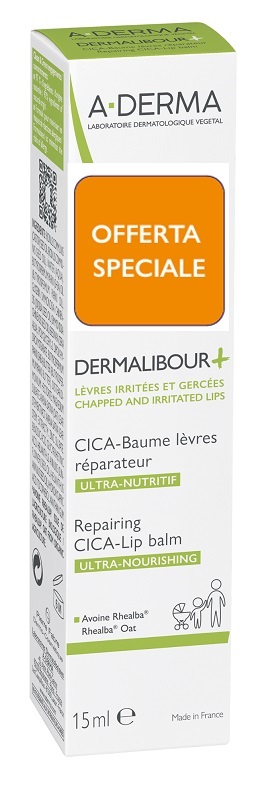 DERMALIBOUR + CICA BALSAMO LABBRA 15 ML - Farmapanda Srl