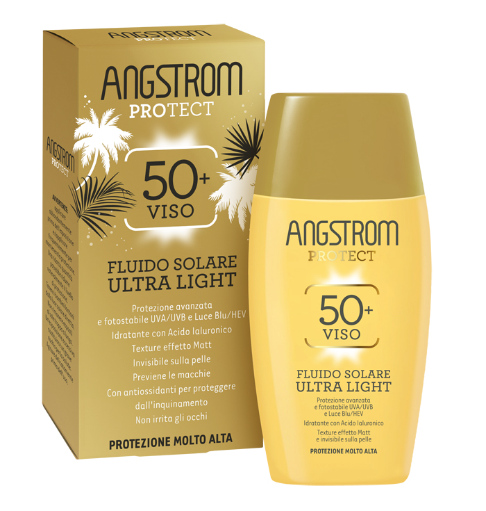 ANGSTROM FLUIDO SOLARE VISO ULTRA LIGHT SPF 50+ 40 ML - Farmapanda Srl