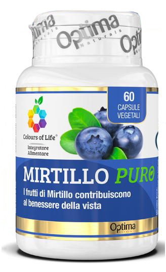 COLOURS OF LIFE MIRTILLO PURO 60 CAPSULE VEGETALI 500 MG - Farmapanda Srl