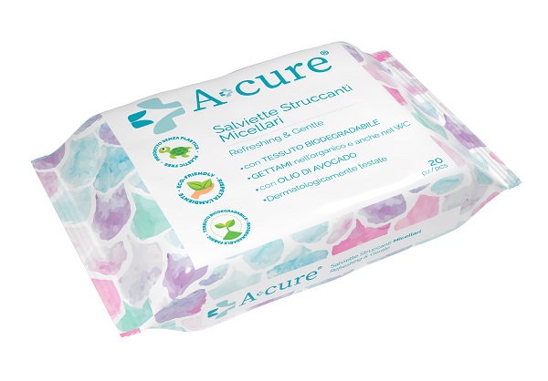 A+CURE STRUCCANTE MICELLARE POCKET MAXI 20 SALVIETTE - Farmapanda Srl
