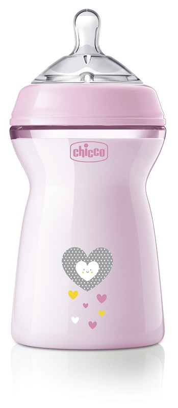 CHICCO BIBERON NAT FEEL PP 6M+ 330 ML BIMBA - Farmapanda Srl