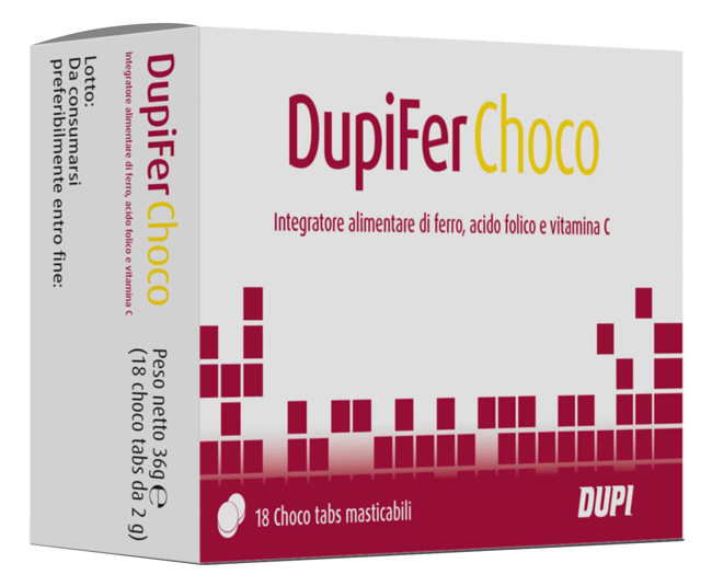 DUPIFER CHOCO 18 CHOCO TABS - Farmapanda Srl