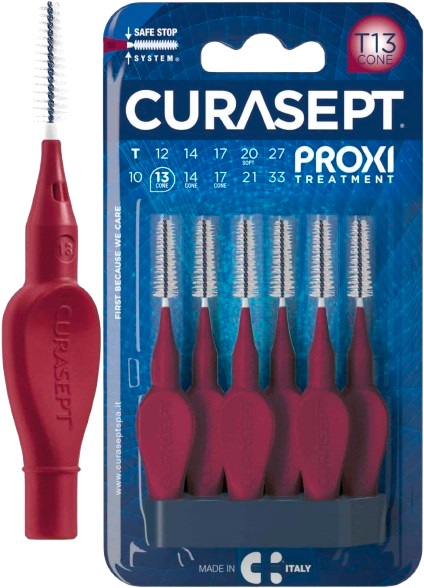 CURASEPT PROXI T13 CONE BORDEAUX 6 PEZZI - Farmapanda Srl