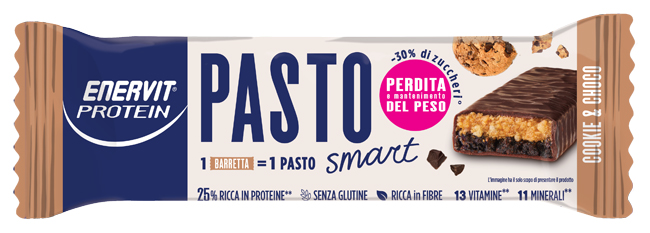 ENERVIT PROTEIN PASTO SOSTITUTIVO COOKIE CHOKO 55 G - Farmapanda Srl