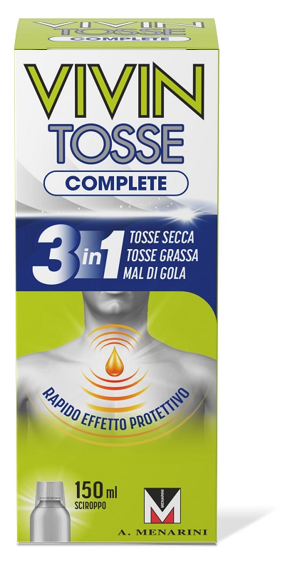 VIVIN TOSSE COMPLETE SCIROPPO PER TOSSE 150 ML - Farmapanda Srl