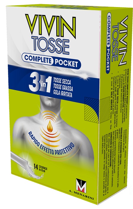 VIVIN TOSSE COMPLETE POCKET 14 STICK PACK DA 10 ML - Farmapanda Srl