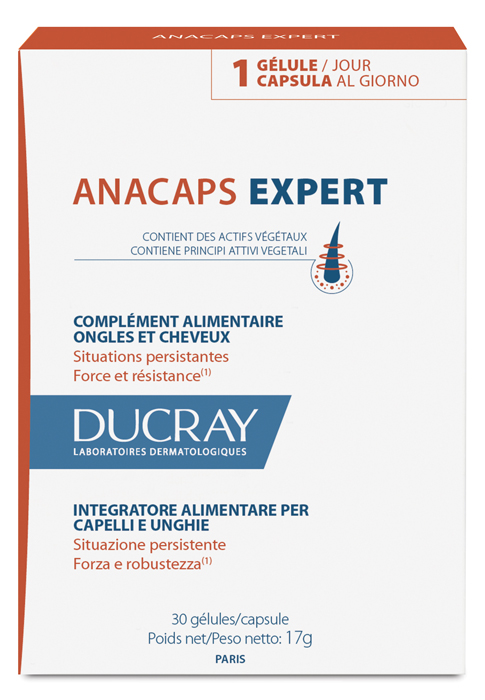 DUCRAY ANACAPS EXPERT CAPELLI E UNGHIE 30 CAPSULE - Farmapanda Srl