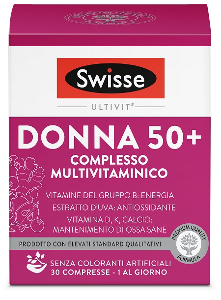 SWISSE MULTIVITAMINICO DONNA 50+ 30 COMPRESSE - Farmapanda Srl