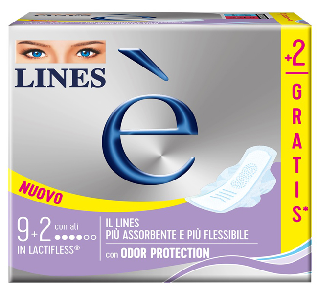 LINES E' ALI CARRY PACK 9 + 2 PEZZI - Farmapanda Srl