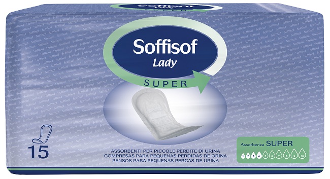 PANNOLONE PER INCONTINENZA SOFFISOF LADY CLASSIC SUPER 15 PEZZI - Farmapanda Srl