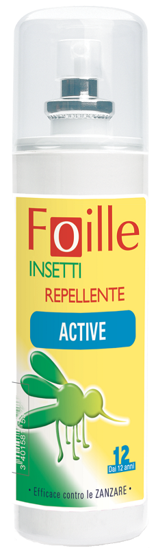 FOILLE INSETTI REPELLENTE ACTIVE 100 ML - Farmapanda Srl