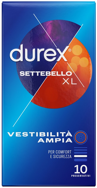 PROFILATTICO DUREX SETTEBELLO EXTRALARGE 10 PEZZI - Farmapanda Srl