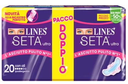 LINES SETA ULTRA ASSORBENTI ALI VP 20 PEZZI - Farmapanda Srl