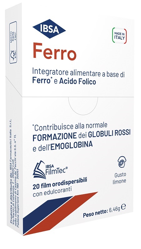 FERRO IBSA 20 FILM ORODISPERSIBILI - Farmapanda Srl